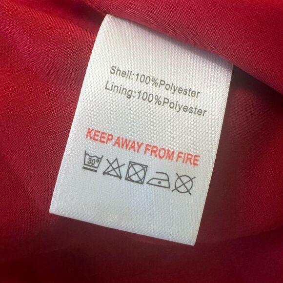 Aria Cove Printed Smocked Puff Sleeve Button Down Dress - Picture 10 of 12